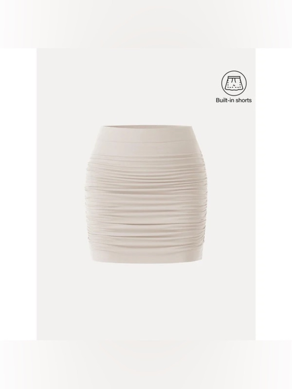 OGL skin kiss ruched skort